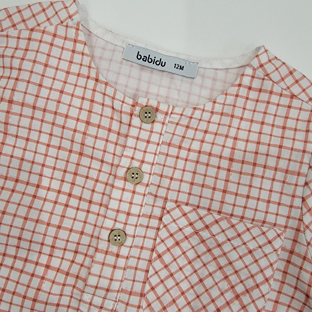 12M Babidu Spanish shirt and short Set - Picture 3 of 7